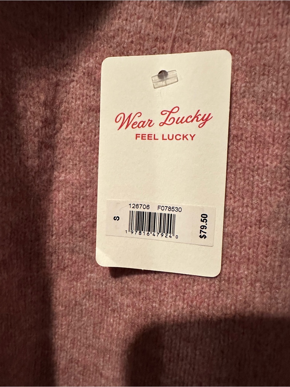 Lucky Brand Rose-Mauve Crewneck Sweater - Picture 3 of 5